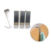 Wholesale high strength stainless steel over door hooks cabinet drawer hanger