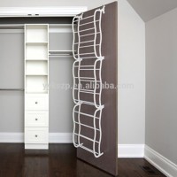 plastic + iron tube over the door shoes display rack