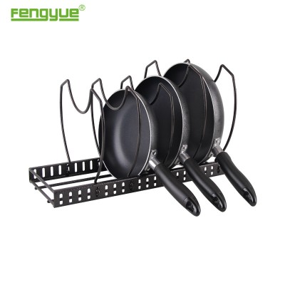 Kitchen Metal Pan and Lid Organizer Holder Rack