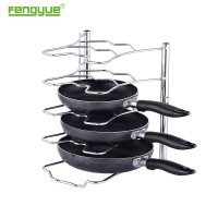 SimpleHouseware Kitchen Cabinet Pantry Pan and Pot Lid Organizer Rack Holder