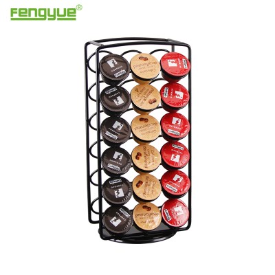 kitchen organizer 360 rotating coffee Capsule holder