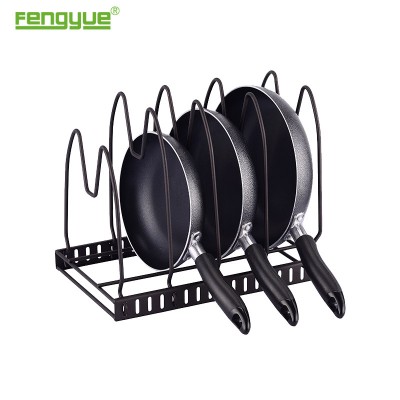 Fengyue metal frying pan display rack / pan holder